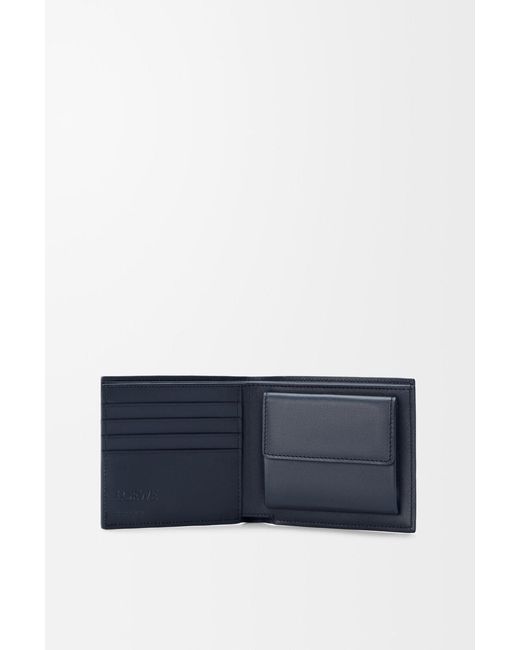 Loewe Blue Flag Bifold Coin Wallet for men