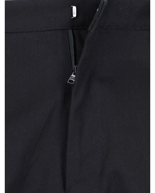 Prada Blue Triangle-Logo Tapered-Leg Jeans for men
