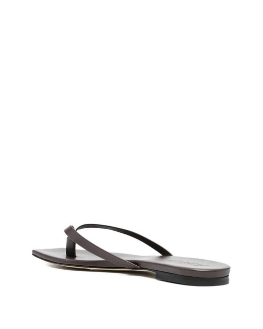 Aeyde White Renee Flip Flop