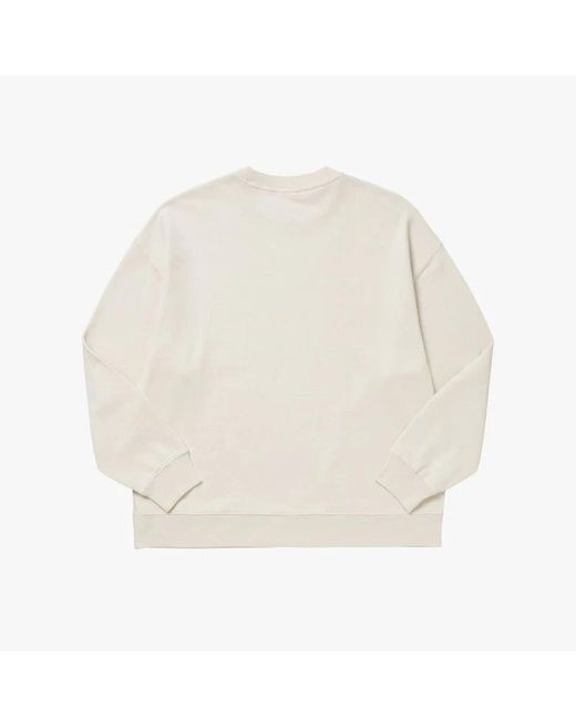 Re/done White Printed Sweatshirt