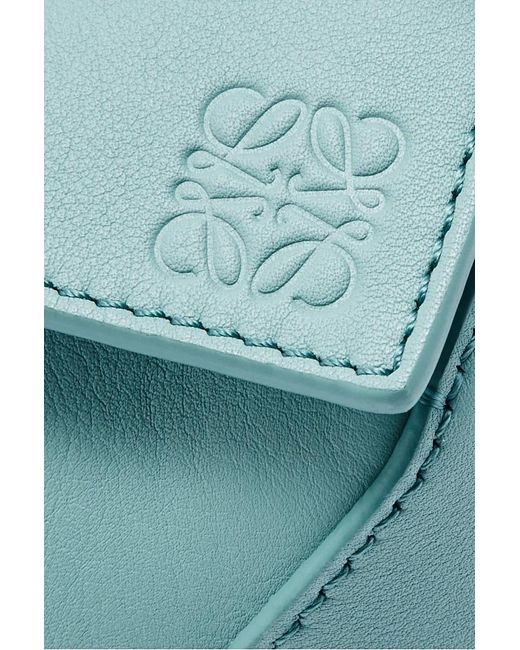 Loewe Blue Squid Mini Puzzle Bag
