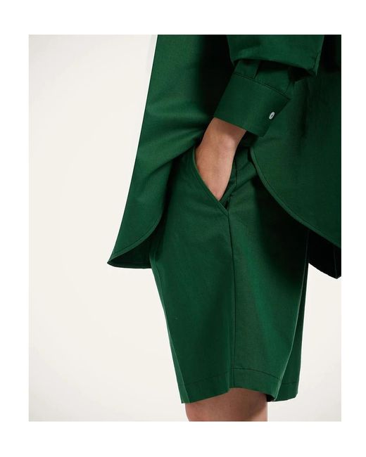 LaDoubleJ Green Tailored Shorts