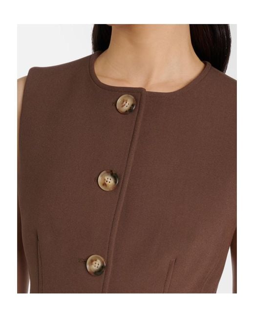 Veronica Beard Brown Jessup Vest
