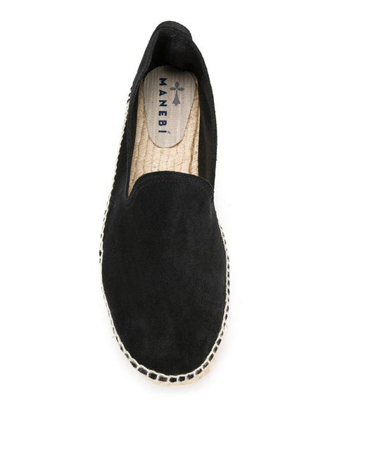Manebí Black Round Toe Espadrilles for men