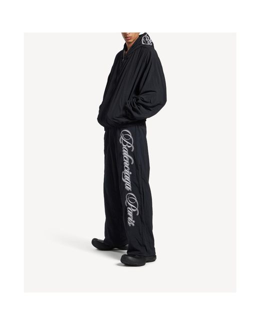 Balenciaga Black Drawstring Reversible Sweatpants for men