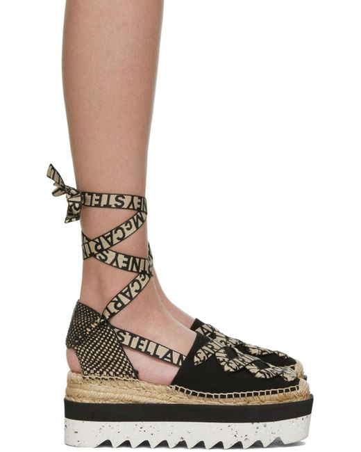 Stella McCartney Black Flat Shoes