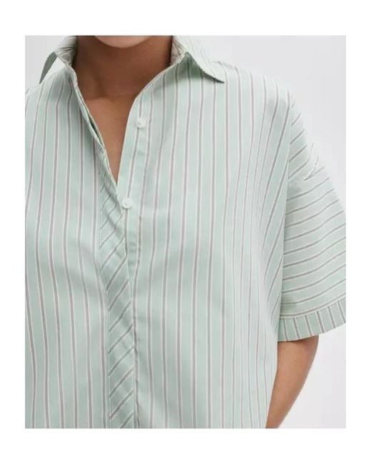 Rag & Bone Multicolor Marin Short-Sleeved Striped Shirt