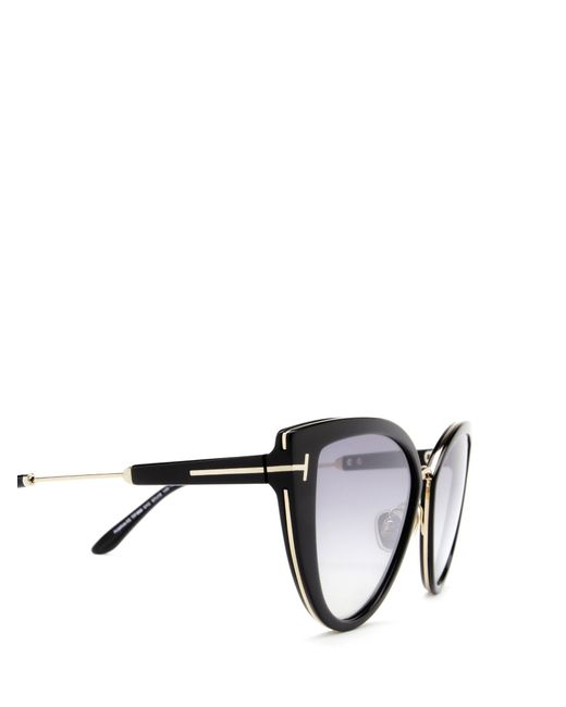 Tom Ford White Geometric Sunglasses