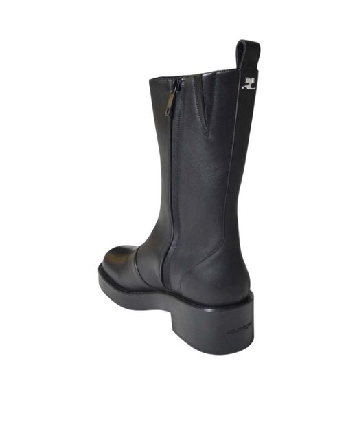 Courreges Black Courrèges Rider Boots