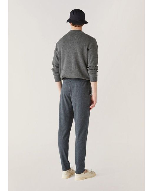 Loro Piana Blue Drawstring-Waist Track Pants for men
