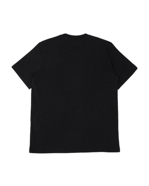 MSGM Black Logo Short-Sleeved T-Shirt