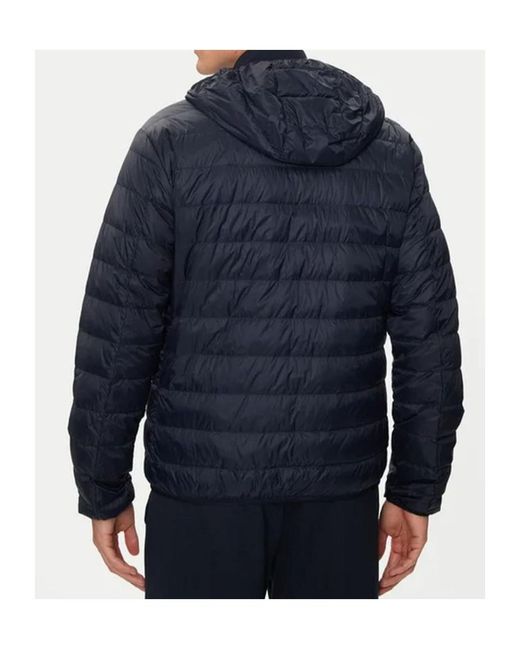 EA7 Blue Core Identity Packable Down Jacket for men
