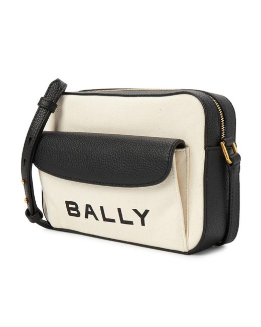 Bally Black Logo Shoulder Bag