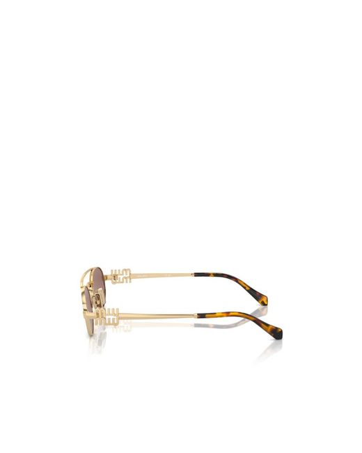 Miu Miu Multicolor Eyewear Oval-Frame Sunglasses