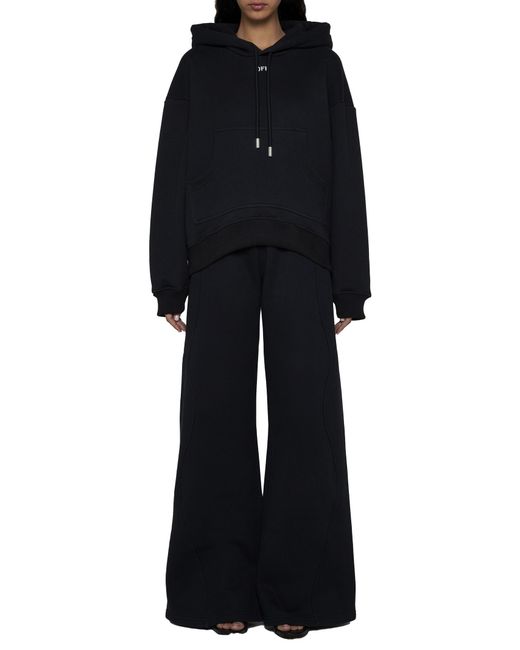 Off-White c/o Virgil Abloh Blue Drawstring Long-Sleeved Hoodie