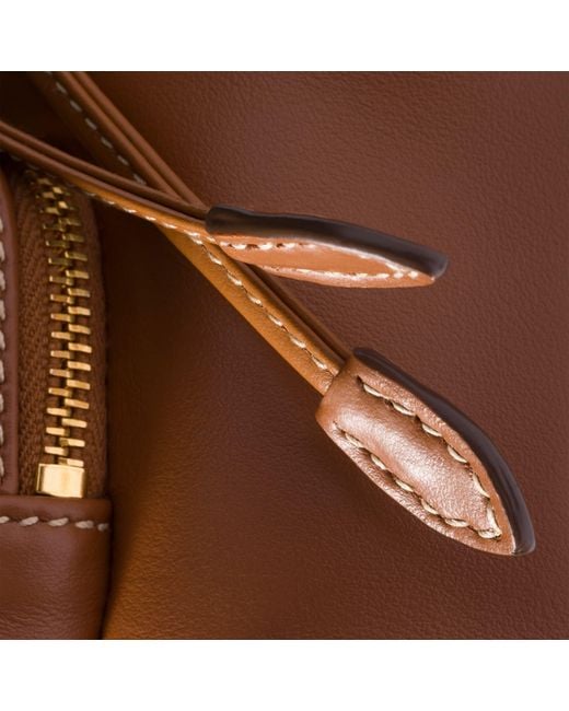 Miu Miu Brown Logo-Detailed Mini Backpack