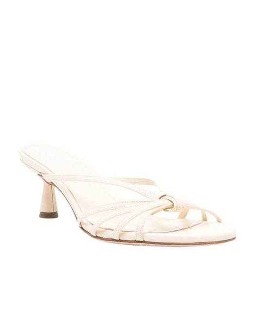 Aeyde Natural Abby Low Heel Mules