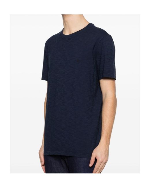 Dondup Blue Crew Neck T-Shirt for men