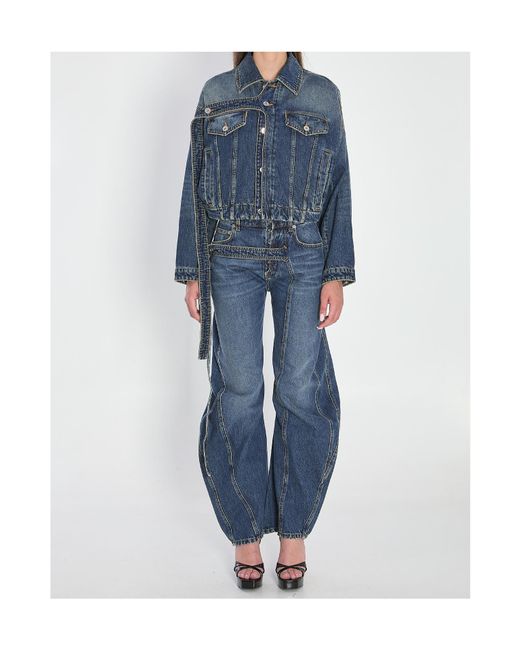 Jean Paul Gaultier Blue Denim Buttoned Jacket
