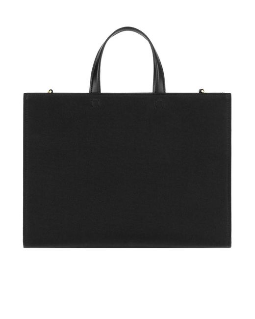 Givenchy Black Logo Printed Top Handle Bag