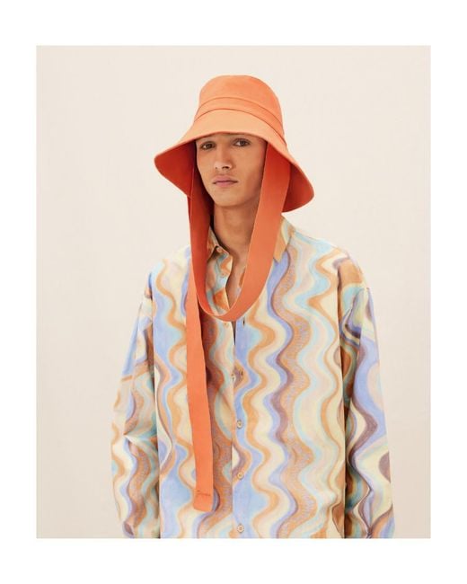 Jacquemus Multicolor Le Bob Bando Strap Bucket Hat for men
