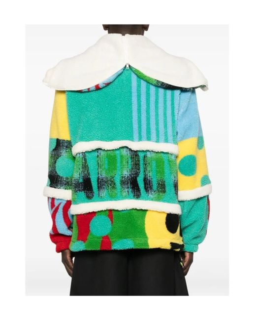 Barrow Green Colorful Fleece Casual Jacket for men