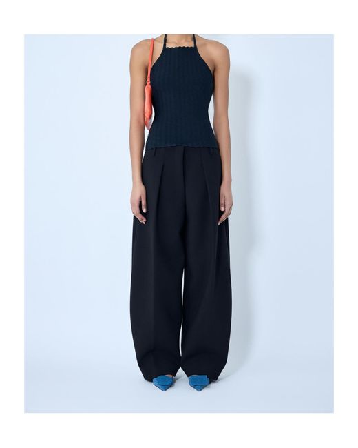 Jacquemus Blue Sleeveless Top