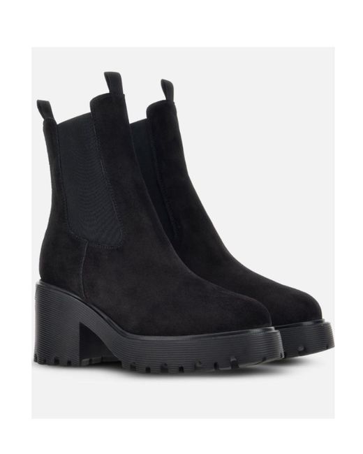 Hogan Black H 649 Chelsea Boots