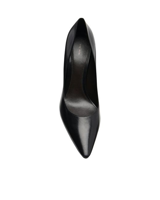 The Row Black Liisa Pumps