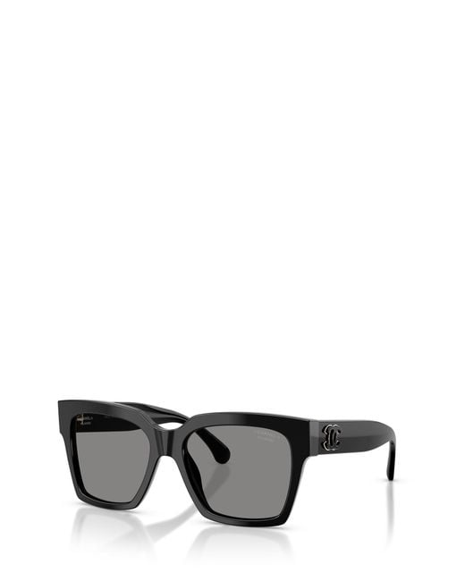 Chanel Gray Full Frame Sunglasses