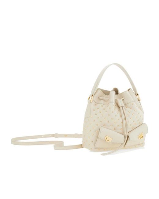 Ferragamo Natural Multipocket Bucket Bag