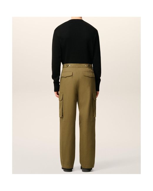 AMI Green Ami Cargo Pants for men