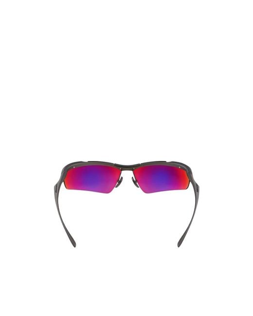 Balenciaga Purple Eyewear Boomerang Cat Sunglasses