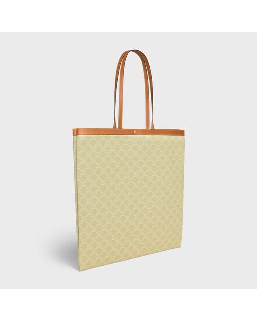Céline Yellow Large Flat Shopper