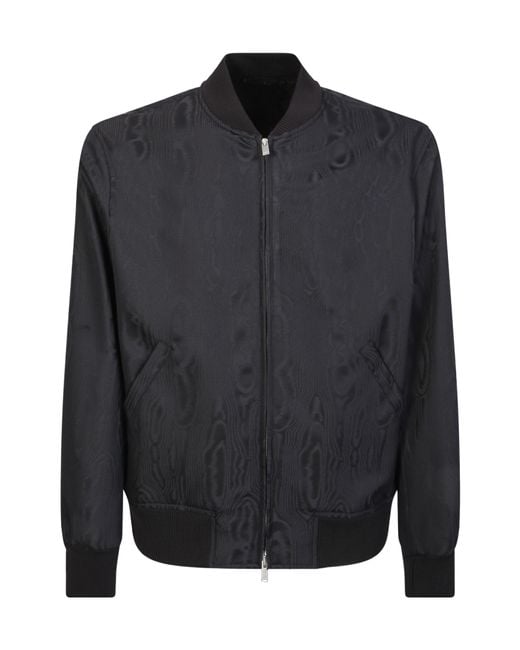 Lardini Black Attitude Teddy Zipped Jacket for men