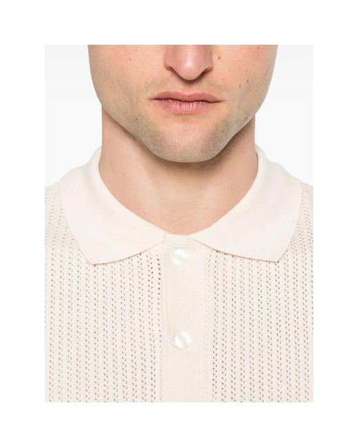 Samsøe & Samsøe White Short-Sleeved Polo Shirt for men