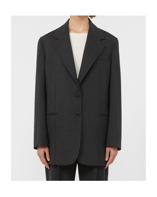 Weekend by Maxmara Black Edmea Single-Breasted Blazer