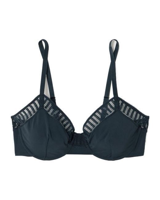 Eres Blue Paulette Balconette Bra