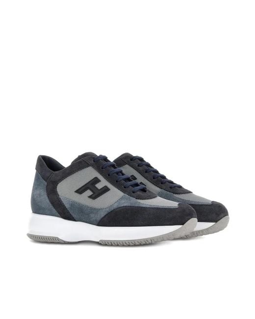 Hogan Blue Interactive Low-Top Sneakers for men