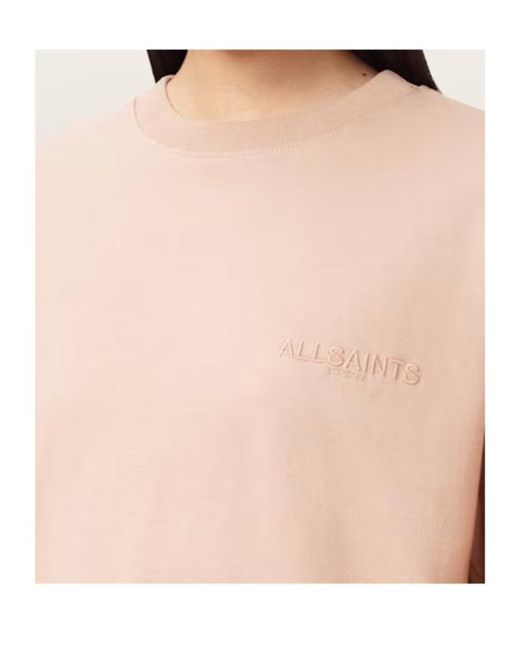 AllSaints Natural Covenant Amelie Oversized T-Shirt