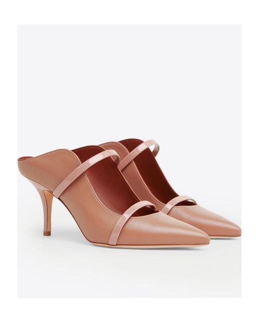 Malone Souliers Pink Pointed Mules