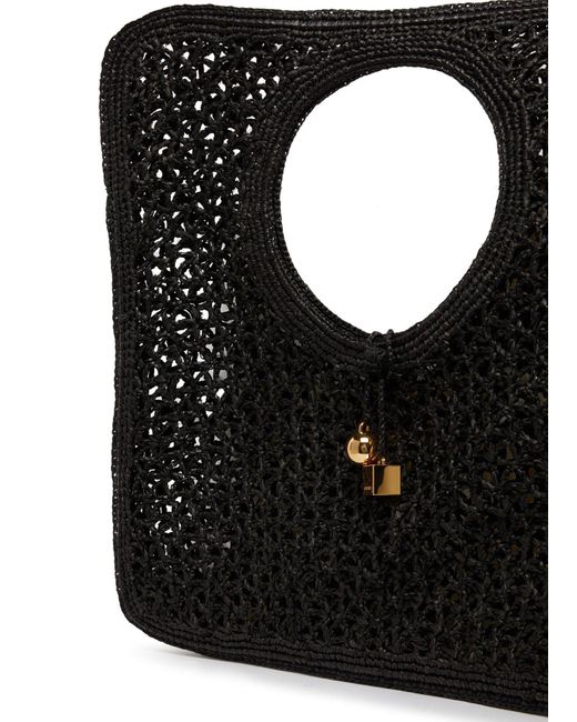 Jacquemus Black Le Carre Spiaggia Handbag