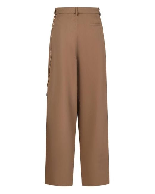 DARKPARK Brown Phebe Chain Pants