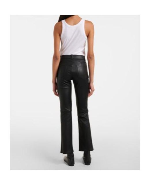 Stouls Black Dean Leather Pants
