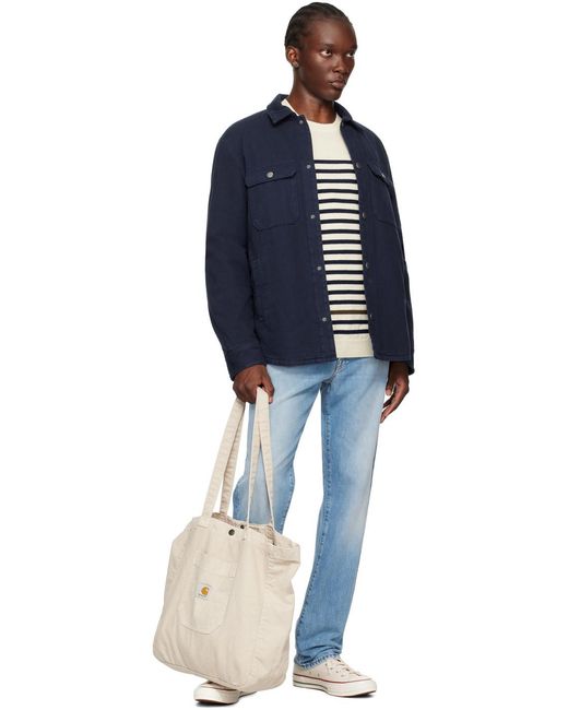 A.P.C. White Matthew Sweater for men