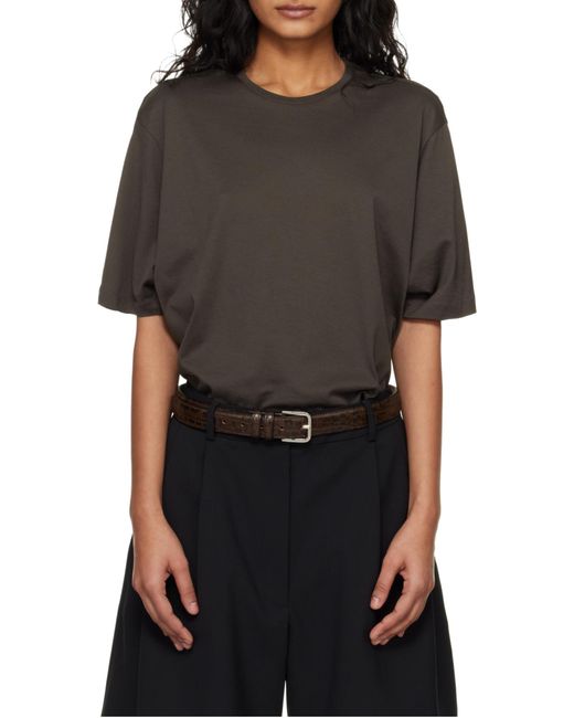 Frankie Shop Brown Short-Sleeved T-Shirt