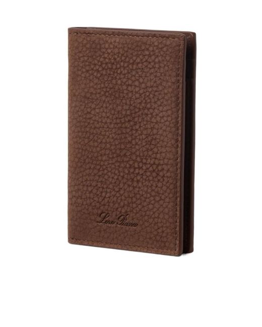 Loro Piana Brown Extra Bifold Cardholder for men