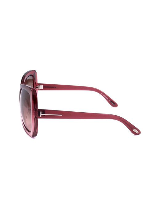 Tom Ford Pink Geometric Sunglasses