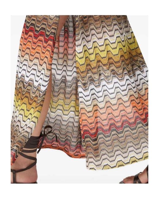 Missoni Multicolor Greek Motif Cover-Up Beachwear