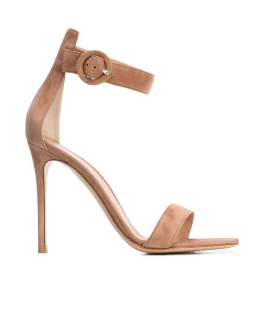 Gianvito Rossi White Portofino 105Mm Sandals